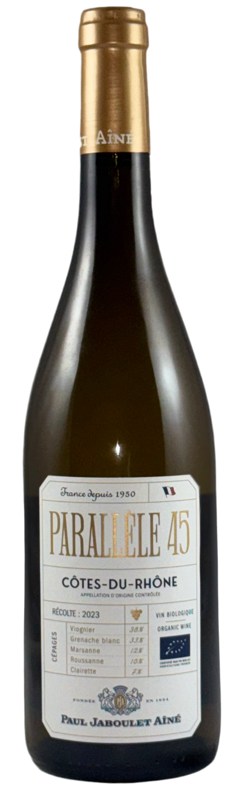 Paul Jaboulet Aîné Côtes du Rhône Blanc "Parallele 45" 2023